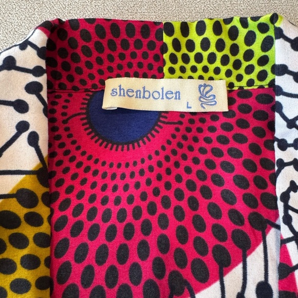 Colorful Patterned Kimono Jacket - Picture 2 of 4